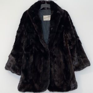 Vintage mink fur coat